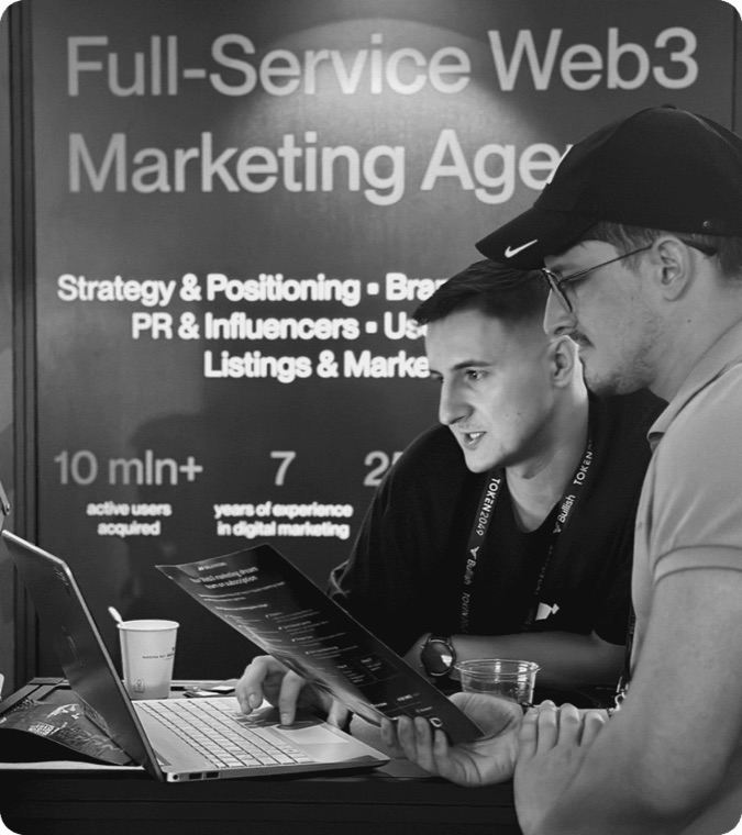 ROININJA team at a Web3 conference