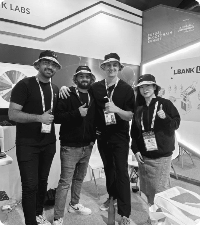 ROININJA team at a Web3 conference